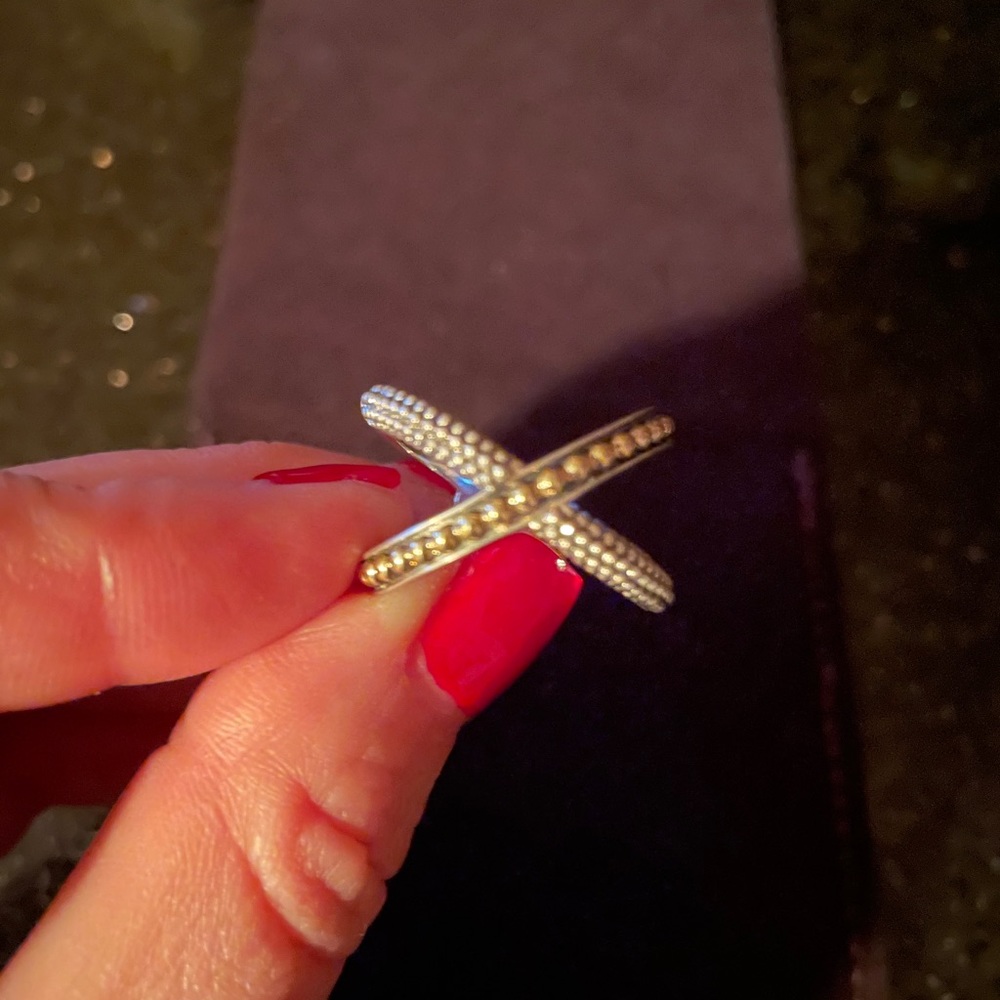 LAGOS Caviar Crossover ring